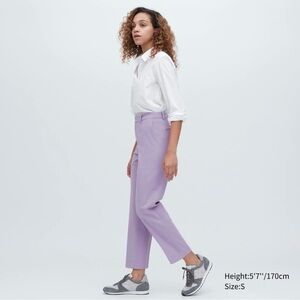 UNIQLO 💜 Women’s Smart Ankle Pants (Two-Way Stretch) Size Small Lavender Purple